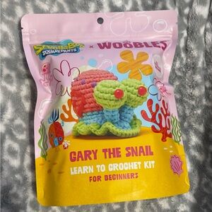 NWT SpongeBob x Woobles Crochet Kit - Gary the Snail BRAND NEW UNOPENED